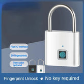 Outdoor Smart Fingerprint Padlock – Rust-Proof, Waterproof Electronic Padlock